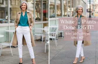 How to Rock White Pants After 40