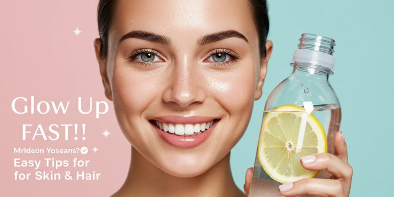 Glow up in 7 days Simple Tips for Radiant Skin, Healthy Hair, and More